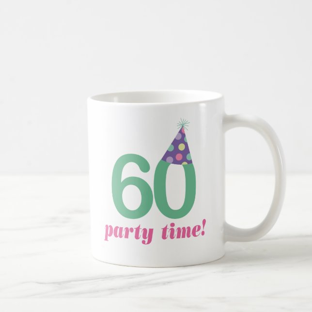60. Geburtstags-Geschenk-Ideen Kaffeetasse (Rechts)