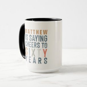 60. Geburtstagsfeier Dekor Gutes Geschenk modern Tasse