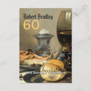 60. Geburtstagsfeier Individuelle Einladung