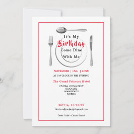 60. Geburtstagsfeier Modernes Foto Einladung