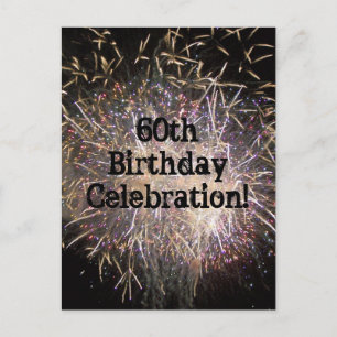 60. Geburtstagsfeier Postkarte