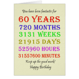 60. Geburtstagsfeiertage
