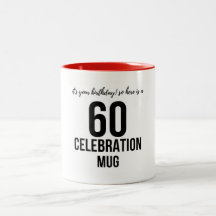 60. Geburtstagsgeschenk Tasse | Geschenkidee zum G