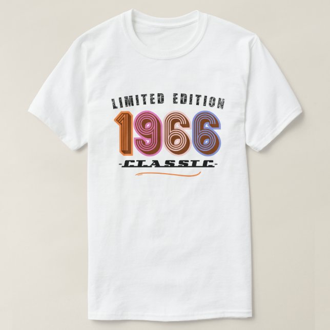 60. Geburtstagsshirt T-Shirt (Design vorne)
