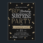 60. Glitzerconfetti-Überraschungs-Party Einladung<br><div class="desc">Dieser Chic und stilvolle 60. Geburtstags-Überraschungs-Party Einladung kennzeichnet ein elegantes Imitat-RosengoldGlitter Confettithema mit moderner Typografie. Fertigen Sie Hintergrundfarbe zur Matchereignis-Themafarbe besonders an. Für eine sogar denkwürdige Einladung wählen Sie eine gestempelschnittene Form, ein strukturiertes Papier oder ein doppeltes starkes Papier vor. Für ein kundenspezifisches Geburtstagsjahr bitte schicken Mitteilung wir und wir...</div>