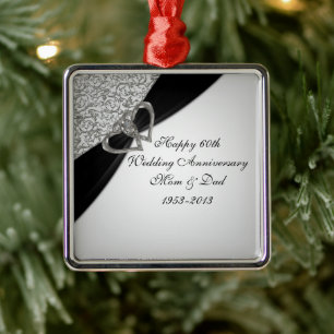 60. Hochzeitsfeier Ornament Aus Metall