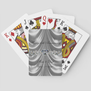60. Hochzeitstag Diamantherz Spielkarten