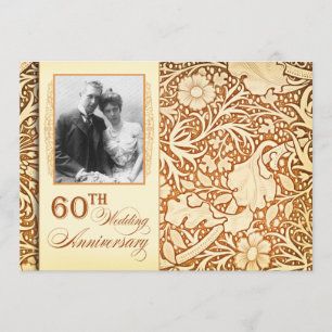 60. Hochzeitstag Foto-Einladungen Einladung