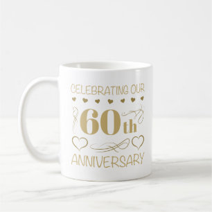 60. Hochzeitstag Kaffeetasse