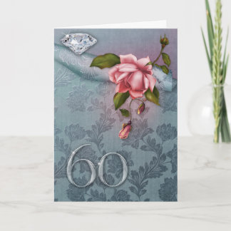 60. Hochzeitstag-Karte Karte
