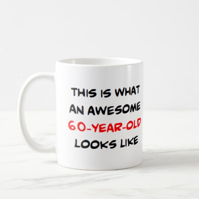 60 Jahre alt, phantastisch Kaffeetasse (Links)