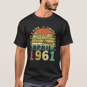 60 Jahre alt Phantastisch seit April 1961 60. Gebu T-Shirt