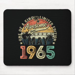 60 Jahre alt Phantastisch seit Mai 1965 60. Geburt Mousepad