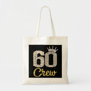 60 Jahre Alte Geschenke 60 Crew 60. Geburtstagspar Tragetasche