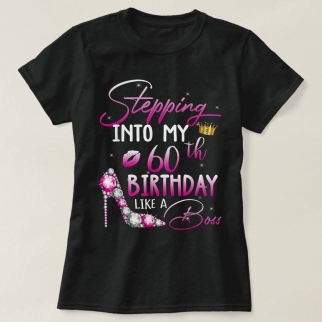 60 Jahre alte Geschenke Treten in meinen 60. Gebur T-Shirt (Design vorne)