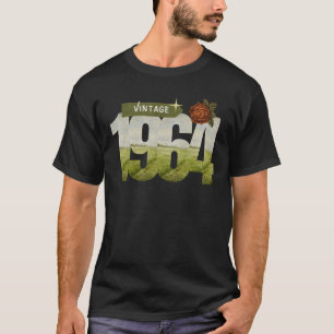 60 Jahre alte Geschenke Vintag Geboren 1964 Retro  T-Shirt