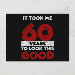 60 Jahre alter Tag sah mich gut aus 60. Geburtstag Postkarte