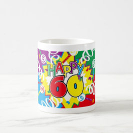 60 Jahre feiern jung Kaffeetasse