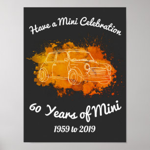 60 Jahre Mini1959 bis 2019 Poster