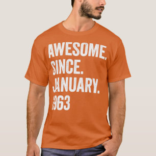 60 Jahre Phantastisch seit Januar 1963 60. Geburts T-Shirt