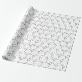 60. Jahrestag des Priesterkreuzkreuzes Geschenkpapier