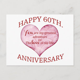 60. Jahrestag Postkarte