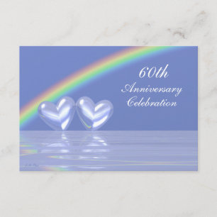 60. Jubiläum Diamond Hearts Einladung