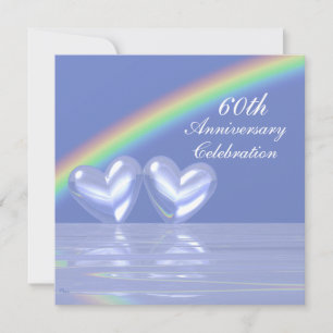 60. Jubiläum Diamond Hearts Einladung