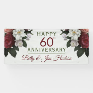 60. Jubiläum Party Hanging Banner