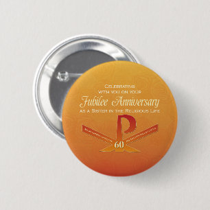 60. Jubiläumsjahr Nun Pax Cross, Orange Button