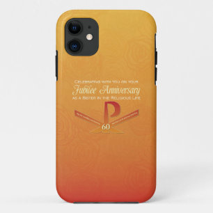 60. Jubiläumsjahr Nun Pax Cross, Orange Case-Mate iPhone Hülle