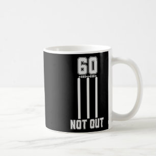 60 Not Out Cricket Trikot 60 Runs Cricket 60. Gebu Kaffeetasse