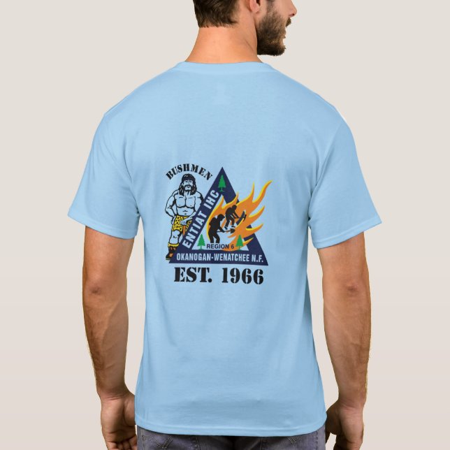60. Reunion Tee blau (Rückseite)