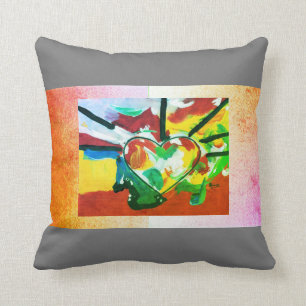 60"s Peter Max Kunstherz Pillow Kissen
