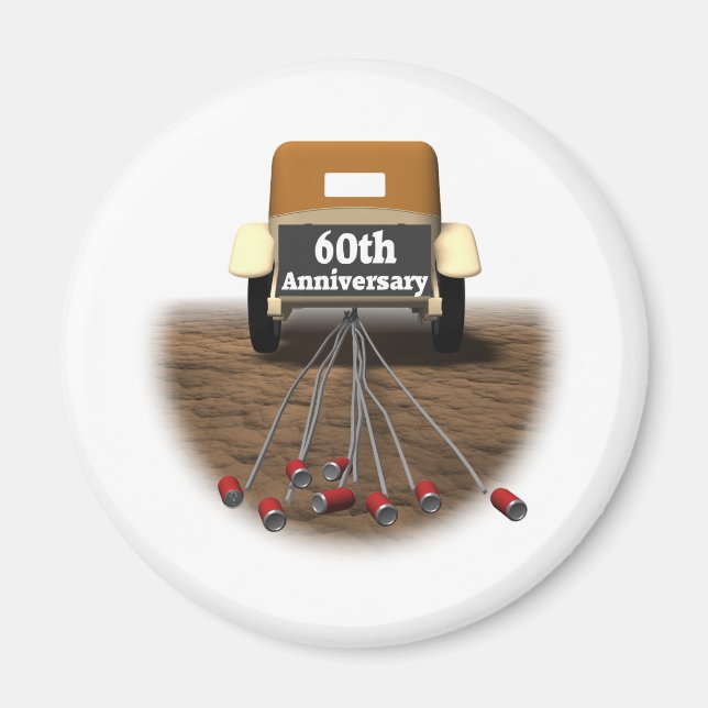 60-tausend-Shirts3 Magnet (Vorne)