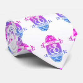 60 traditionelle Diamant 60. Hochzeit Krawatte