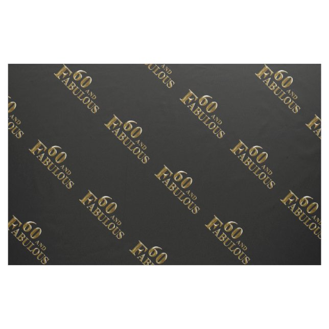 60 und Fabelhaft  Stoff (Fat Quarter (45,7 x 55,9 cm))