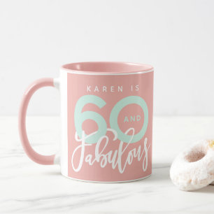 60 und fabelhafte Tasse