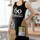 60 und fabulous Gold Glitzer 2 Foto 60. Geburtstag Schürze<br><div class="desc">60 und fabulous Gold Glitzer 2 Foto 60. Geburtstag Schürze. Fügen Sie Ihre Fotos hinzu - Sie können ein altes und neues Foto verwenden.</div>