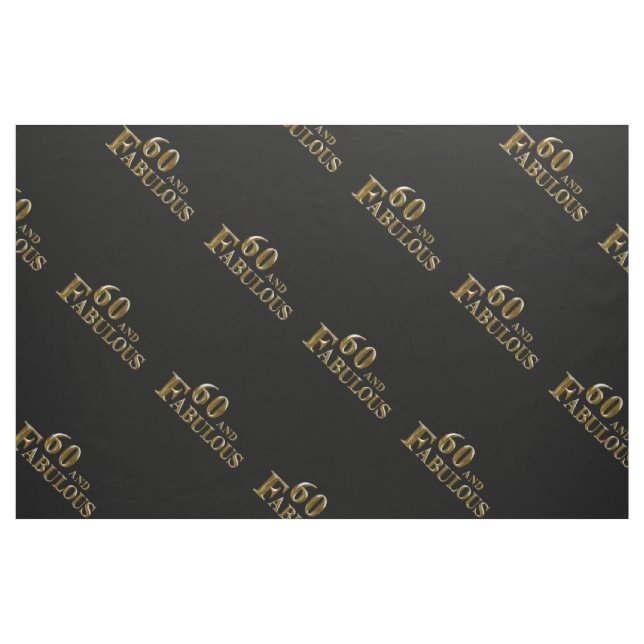 60 und Fabulous Stoff (Fat Quarter (45,7 x 55,9 cm))