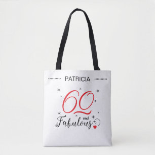 60 und Fantastisch Personalisiertes Namens Geburts Tasche