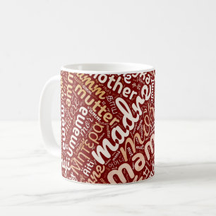 60 Wörter für "Mutter" in verschiedenen Sprachen Kaffeetasse