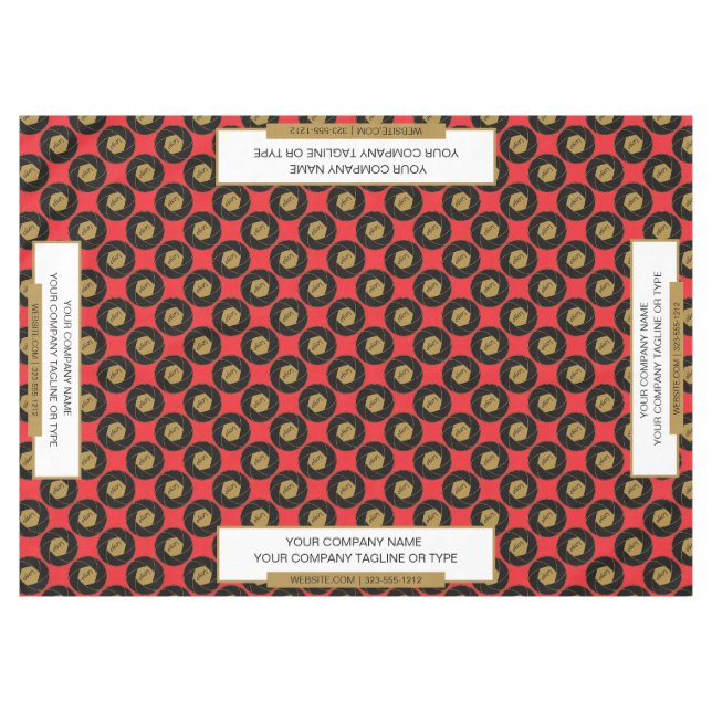 60 "x84" Messe Tablecloth Gold White Tischdecke (Vorderseite (Horizontal))