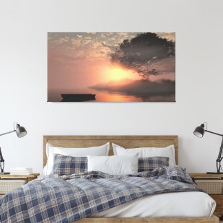 60" x 40" Canvas Art with "Misty Island" image Leinwanddruck