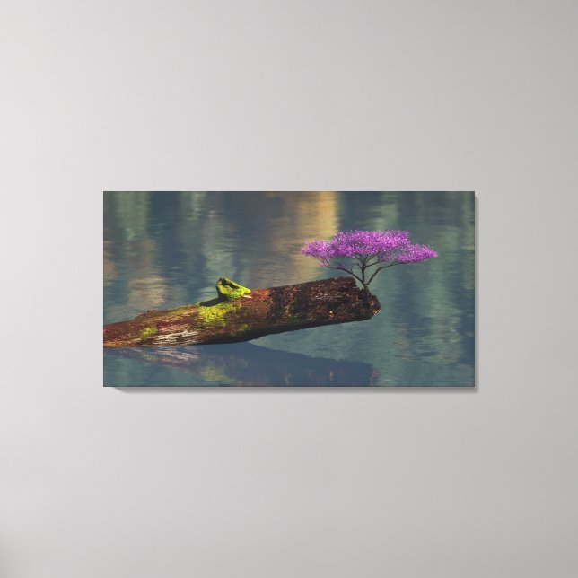 60" x 40" Papier Poster mit "Rebirth" Bild Leinwanddruck (Vorderseite)