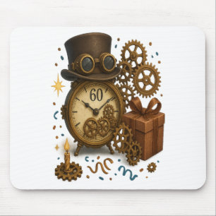 60 & zeitlos - Steampunk-Feier Mousepad
