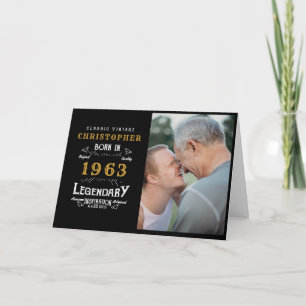 60e anniversaire 1963 Légende Modèle photo