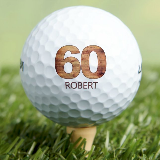 60e anniversaire balles de golf 60 ans golfer cade (Créateur téléchargé)
