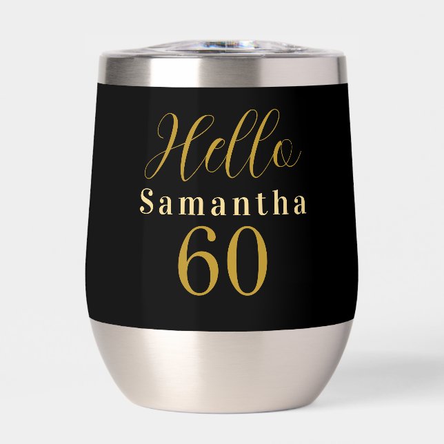 60e anniversaire Black Gold Elegant Party (Avant)