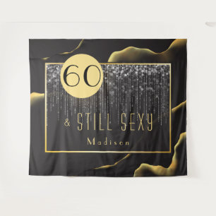 60e Anniversaire Cool Encre Fab Noir Tapisserie